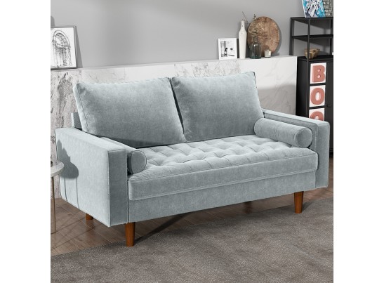 Диван Scott двухместный серо-голубой в Ростове-на-Дону