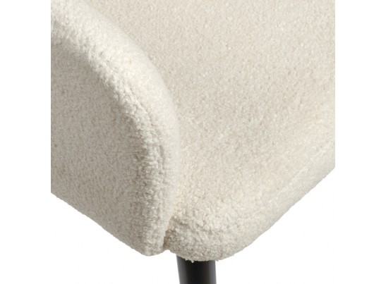 Стул Bruno белый, искусственный мех в Ростове-на-Дону