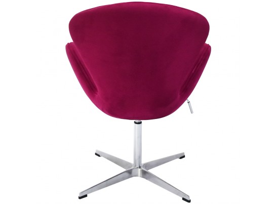 Кресло SWAN CHAIR винный, искусственная замша в Ростове-на-Дону