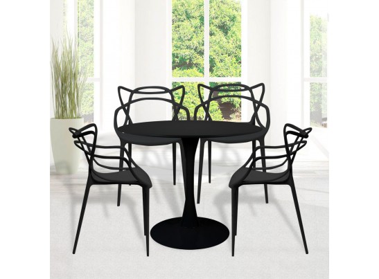 Стол Tulip диам.100см, черный в Ростове-на-Дону Стол Tulip диам.100см, черный в Ростове-на-Дону