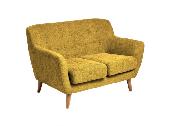 Диван Picasso двухместный горчичный, шенилл в Ростове-на-Дону