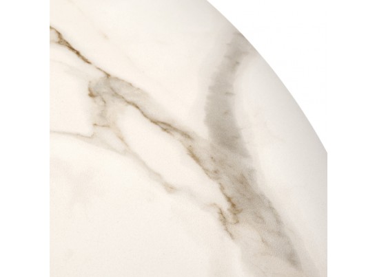 Стол Korfu диам.100см, керамогранит светлый мрамор в Ростове-на-Дону