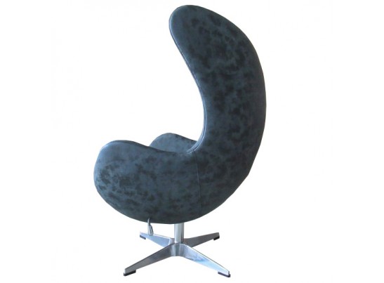 Кресло EGG CHAIR черный матовый с эффектом состаренная кожа в Ростове-на-Дону Кресло EGG CHAIR черный матовый с эффектом состаренная кожа в Ростове-на-Дону