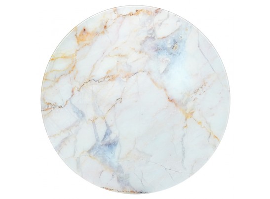 Набор кофейных столиков Tango бежевый мрамор с ножками матовое золото, 2шт в Ростове-на-Дону