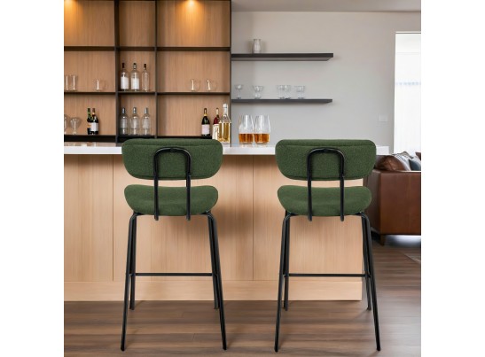 Стул полубарный Ant букле зеленый в Ростове-на-Дону