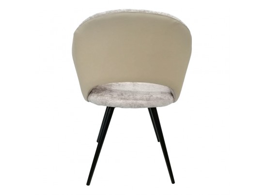 Стул Bruno латте шенилл с экокожей с поворотным механизмом в Ростове-на-Дону