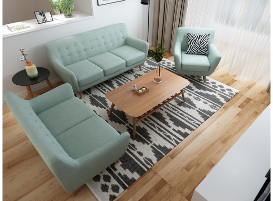 Диван Picasso трехместный бирюзовый в Ростове-на-Дону Диван Picasso трехместный бирюзовый в Ростове-на-Дону