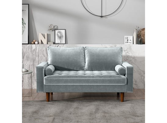 Диван Scott двухместный серо-голубой в Ростове-на-Дону