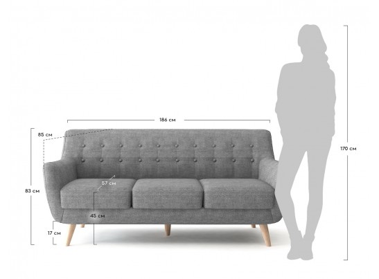 Диван Picasso трехместный бирюзовый в Ростове-на-Дону Диван Picasso трехместный бирюзовый в Ростове-на-Дону