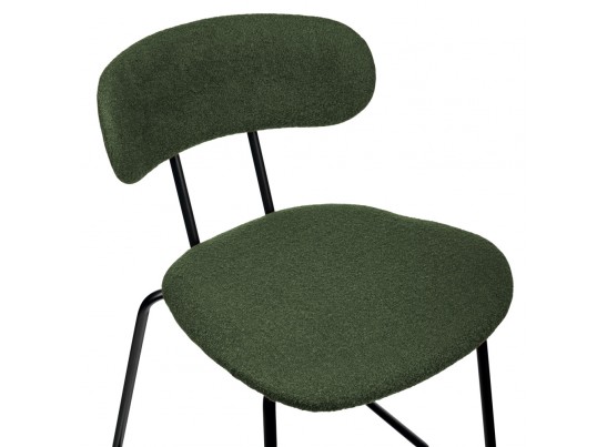 Стул полубарный Ant букле зеленый в Ростове-на-Дону
