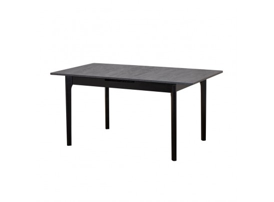 Стол Splash раскладной 125-155x85x75см, Угольный камень, чёрный в Ростове-на-Дону