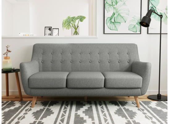 Диван Picasso трехместный серый в Ростове-на-Дону Диван Picasso трехместный серый в Ростове-на-Дону