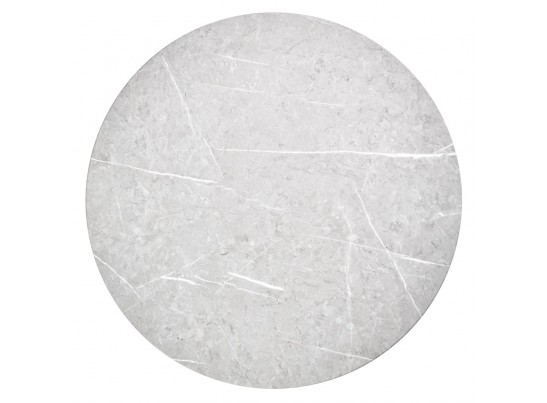 Набор кофейных столиков Tango светло-серый мрамор с чёрными ножками, 2шт в Ростове-на-Дону