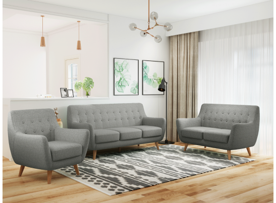 Диван Picasso двухместный серый в Ростове-на-Дону