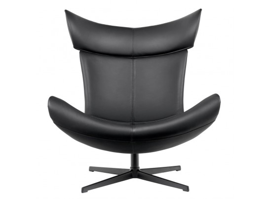 Кресло TORO чёрный, натуральная кожа в Ростове-на-Дону