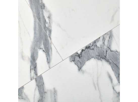 Стол Rudolf круглый раскладной 100-130x100x75см, белый мрамор, белый в Ростове-на-Дону