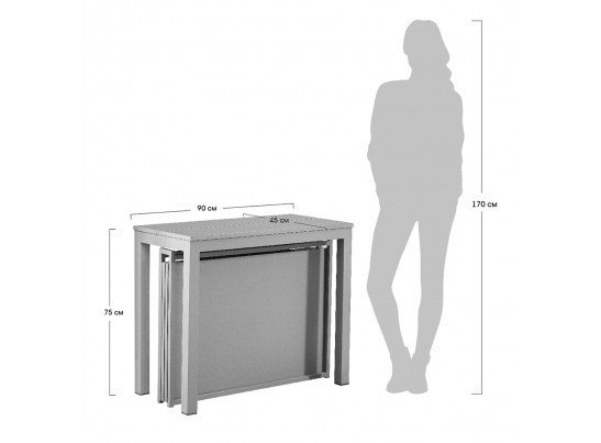 Стол раздвижной ALBA белый в Ростове-на-Дону