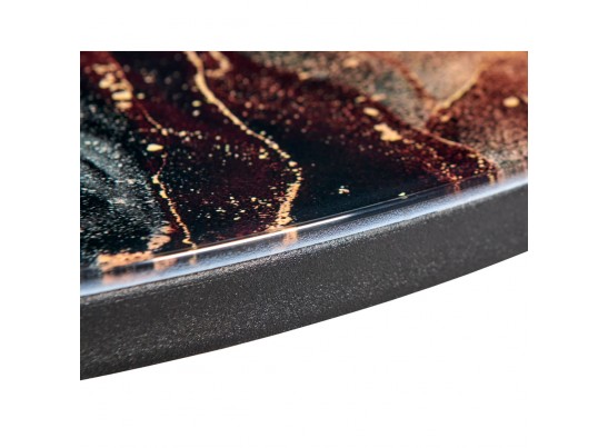 Набор кофейных столиков Tango космический с чёрными ножками, 2шт в Ростове-на-Дону