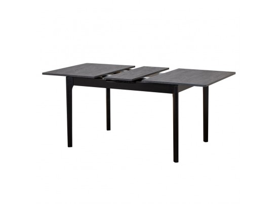 Стол Splash раскладной 125-155x85x75см, Угольный камень, чёрный в Ростове-на-Дону