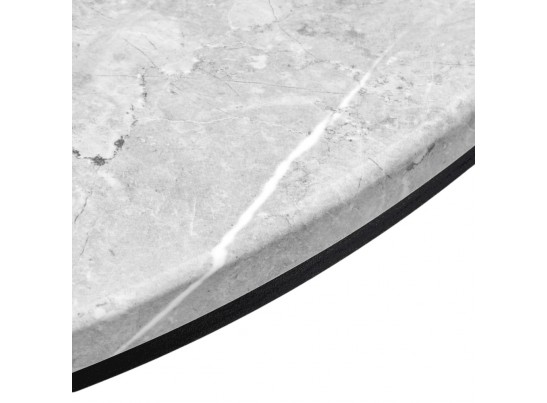 Набор кофейных столиков Tango светло-серый мрамор с чёрными ножками, 2шт в Ростове-на-Дону