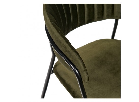 Стул Turin зеленый с чёрными ножками в Ростове-на-Дону