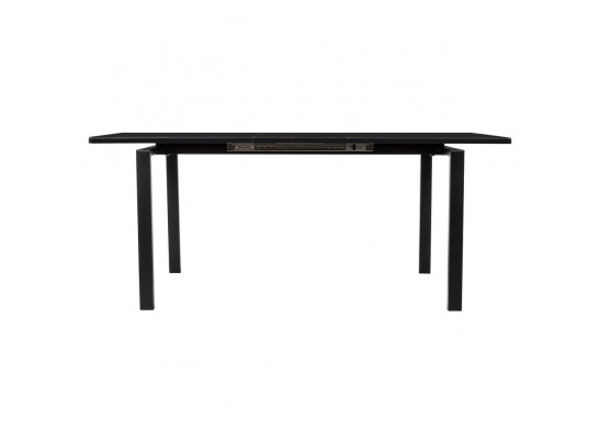 Стол Areal раскладной 140-180х80х75 чёрный мрамор с чёрными ножками в Ростове-на-Дону