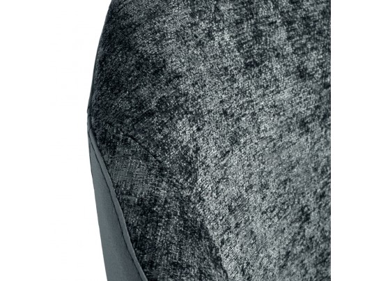 Стул Bruno серый шенилл с экокожей с поворотным механизмом в Ростове-на-Дону