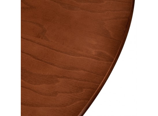 Стол Liverpool диам.110см, шпон орех с золотистыми ножками в Ростове-на-Дону