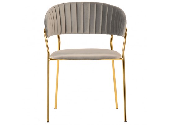 Комплект из 4-х стульев Turin латте с золотыми ножками в Ростове-на-Дону