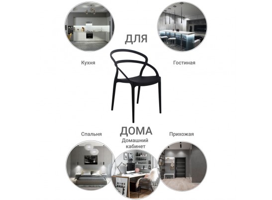 Стул Margo чёрный в Ростове-на-Дону