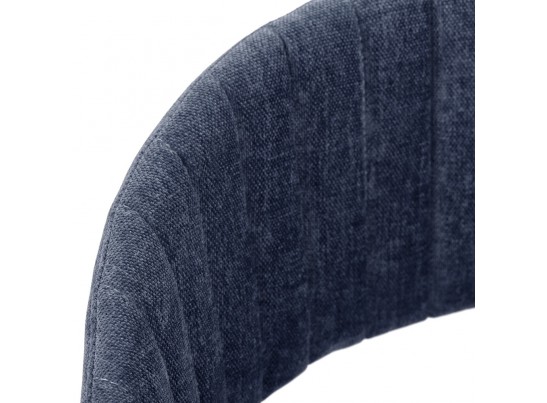 Стул Turin синий вельвет с чёрными ножками в Ростове-на-Дону