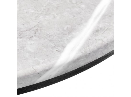 Набор кофейных столиков Tango светло-серый мрамор с чёрными ножками, 2шт в Ростове-на-Дону