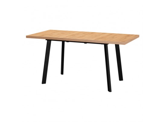 Стол Next раскладной 120-160x100x76,5см, Дуб навара, чёрный в Ростове-на-Дону