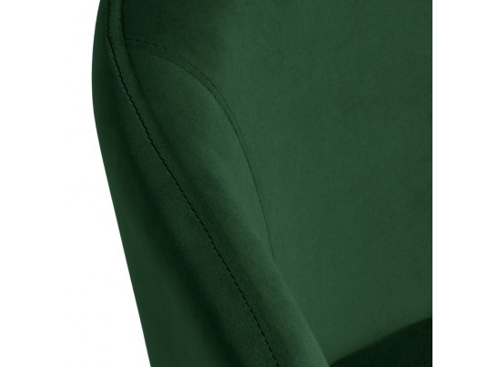 Стул-полукресло Emil зеленый с золотыми ножками в Ростове-на-Дону