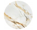 Стол Aura D110, керамогранит Calacatte gold мрамор, чёрный в Ростове-на-Дону