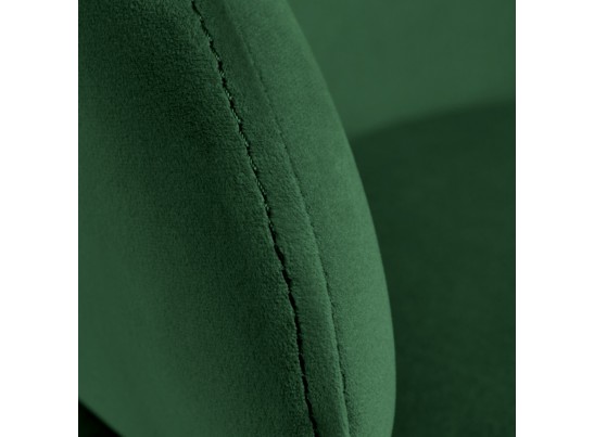 Стул-полукресло Emil зеленый с золотыми ножками в Ростове-на-Дону