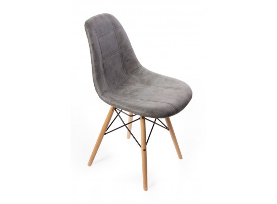 Стул Eames DSW leather серый в Ростове-на-Дону