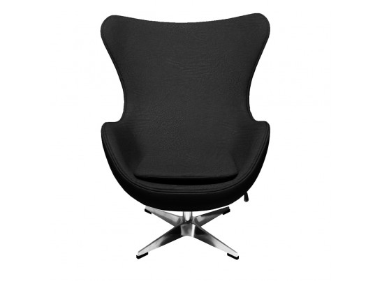 Кресло EGG CHAIR черный, экокожа в Ростове-на-Дону