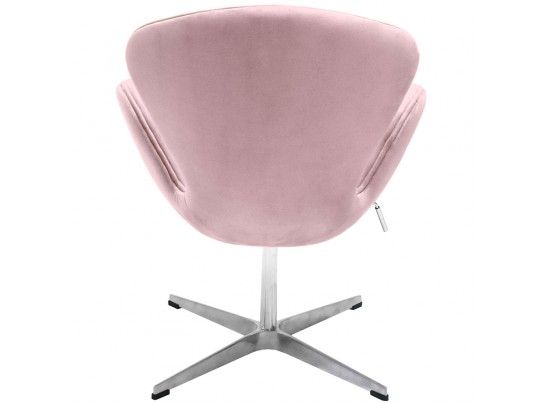 Кресло SWAN CHAIR пудровый, искусственная замша в Ростове-на-Дону