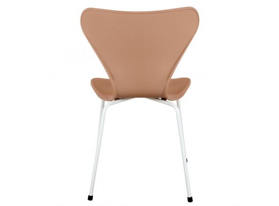 Стул Seven пудровый с белыми ножками в Ростове-на-Дону