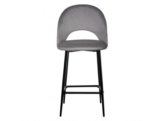 Стул полубарный Leo темно-серый в Ростове-на-Дону
