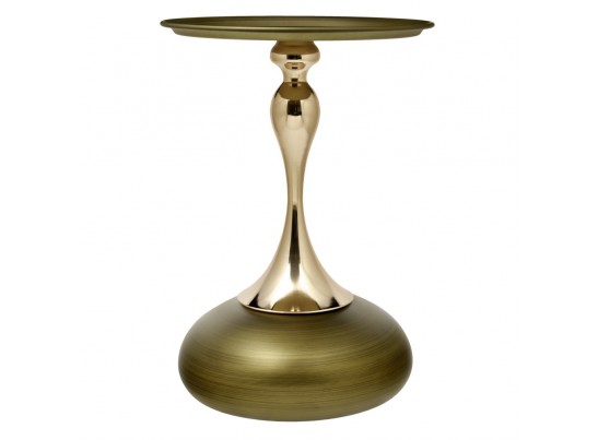 Кофейный столик Angel диам.40см x 55см, латунь, металл в Ростове-на-Дону