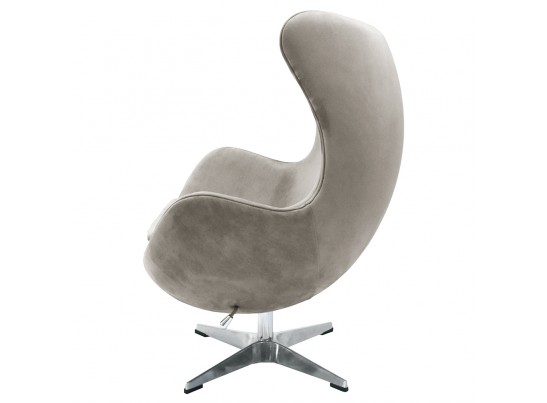 Кресло EGG STYLE CHAIR латте, искусственная замша в Ростове-на-Дону