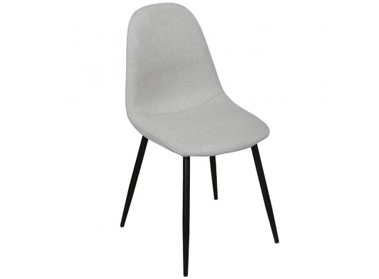 Комплект из 4-х стульев Comfort серый с чёрными ножками в Ростове-на-Дону
