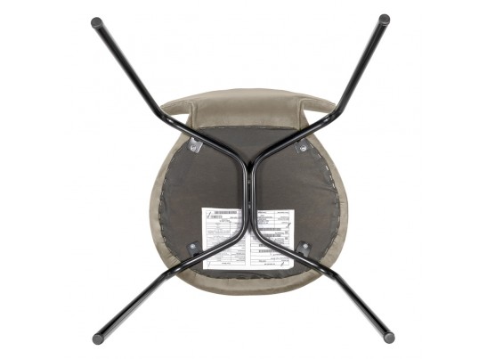 Стул Seven Style латте велюр с чёрными ножками в Ростове-на-Дону