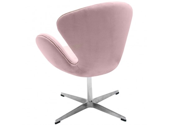 Кресло SWAN CHAIR пудровый, искусственная замша в Ростове-на-Дону