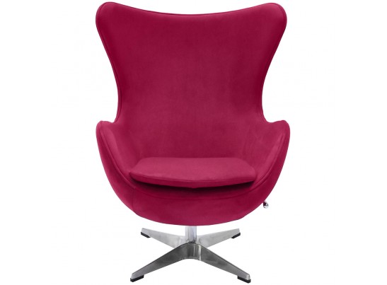 Кресло EGG CHAIR винный, искусственная замша в Ростове-на-Дону Кресло EGG CHAIR винный, искусственная замша в Ростове-на-Дону