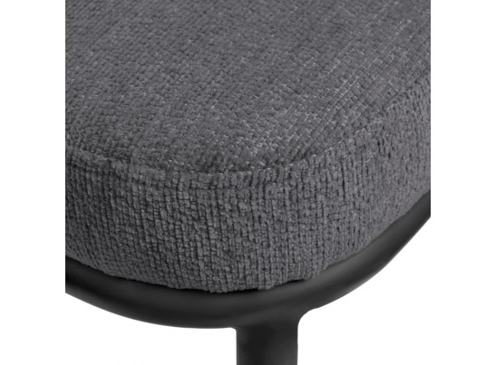 Стул Lucas 2 серый шенилл с чёрными ножками в Ростове-на-Дону