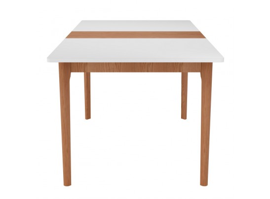 Стол Splash раскладной 125-155x85x75см, Белый, орех миланский, орех миланский в Ростове-на-Дону
