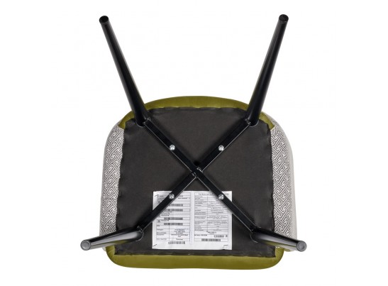 Стул Paola зеленый с жаккардом в Ростове-на-Дону